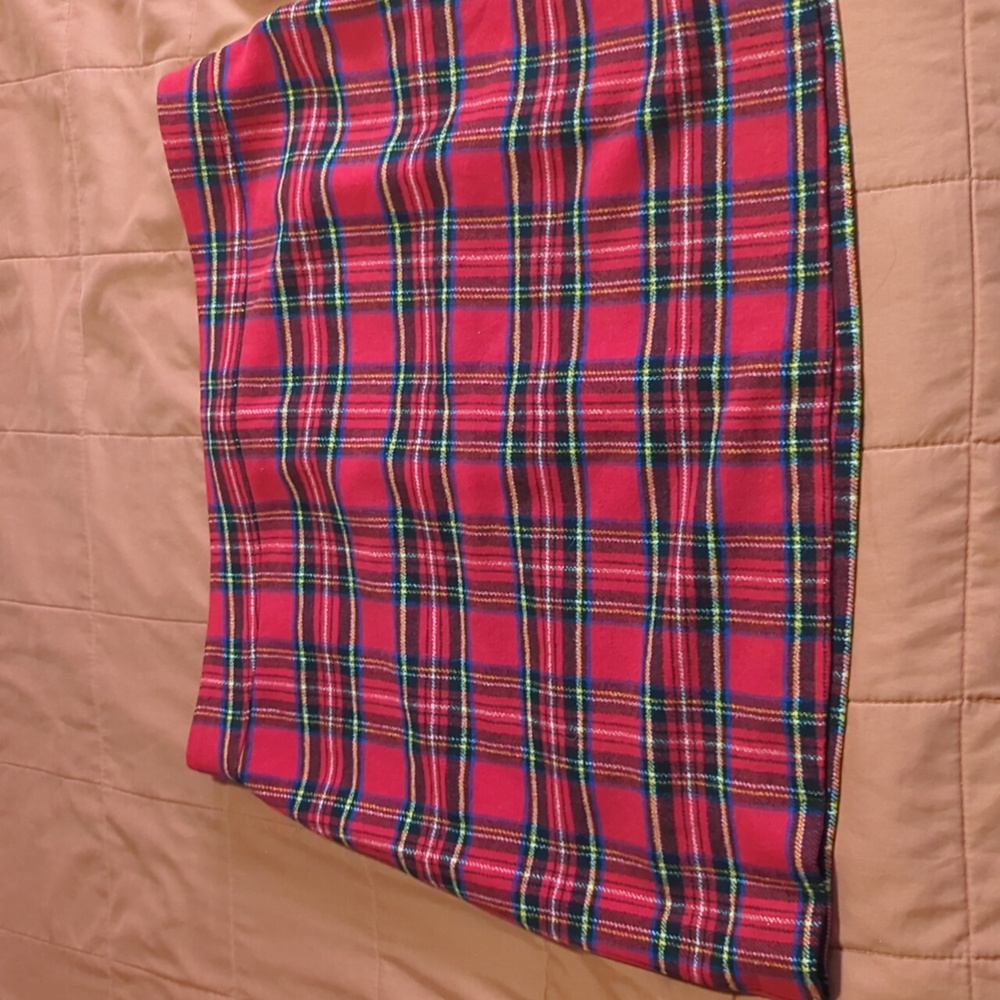 J. Crew Plaid red mini skirt Size 20